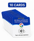 10 Google Review Cards