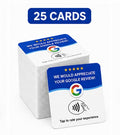 25 Google Review Cards